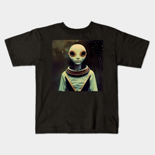 A lone alien Kids T-Shirt